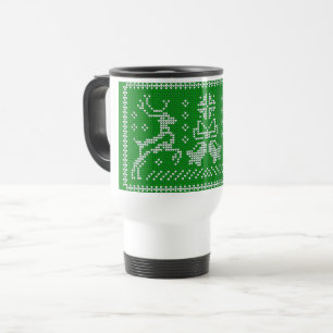 Mug De Voyage Vilain chandail sonneries cloches cerfs de Noël ve