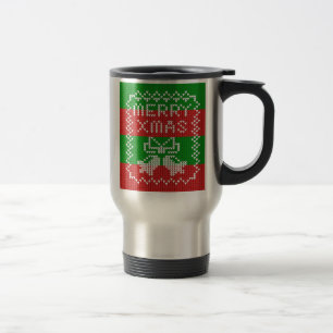 Mug De Voyage Vilain pull motif sonnettes Joyeux fils Xmas