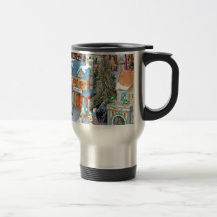 Mug De Voyage Village de Noël miniature