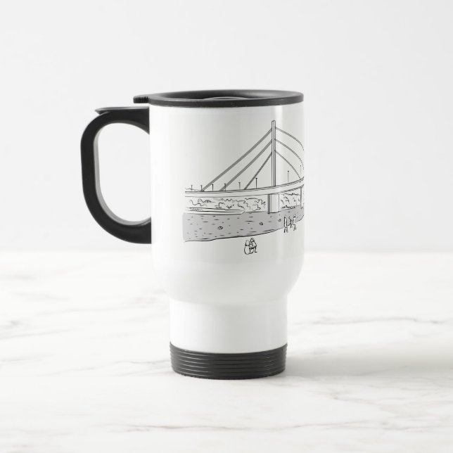 Mug De Voyage Ville de Novi Sad (Gauche)