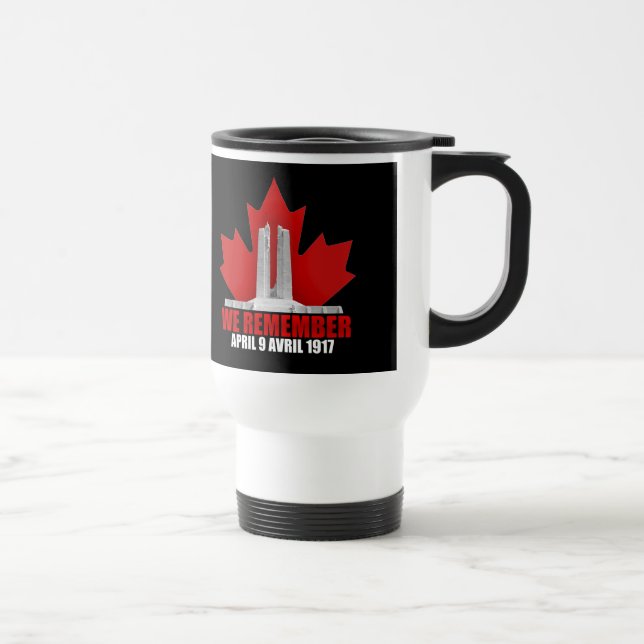 Mug De Voyage Vimy Ridge que nous nous rappelons (Droite)