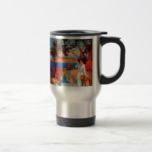 Mug De Voyage Vintage Antibes Côte d'Azur