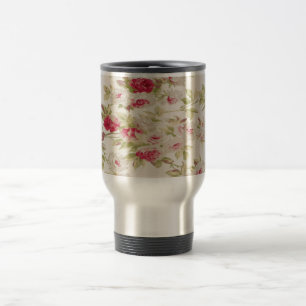 Mug De Voyage Vintage Chic Filles Roses Démodées