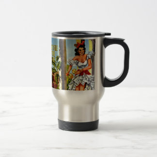 Mug De Voyage Vintage voyage de danseuse cubaine