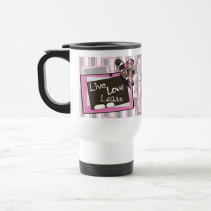 Mug De Voyage Vivez, aimez, apprenez que… enseignez