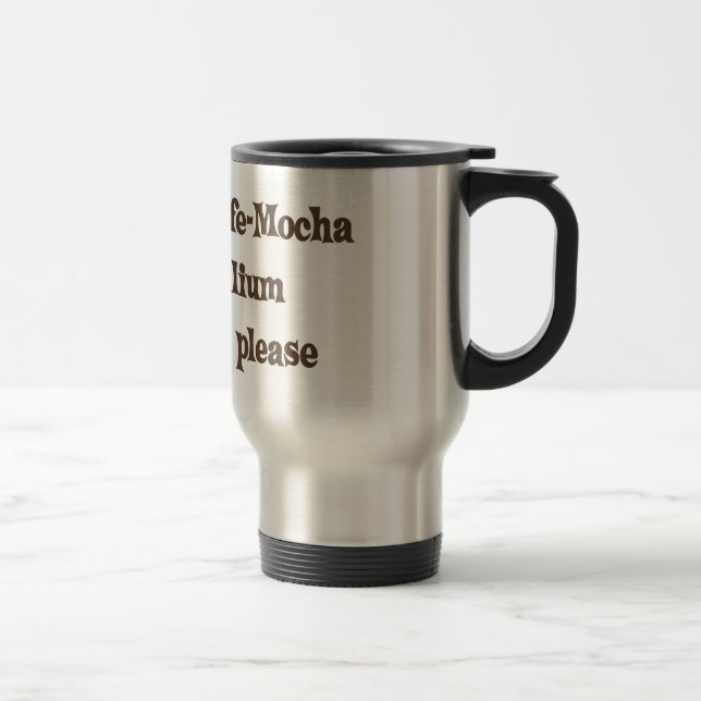 Mug De Voyage Vodka-Valium Latte de Café-Moka (Droit)