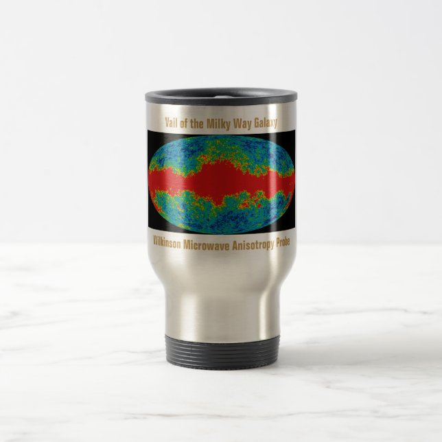 Mug De Voyage Voile de la galaxie de la Voie lactée sur l'univer (Centre)