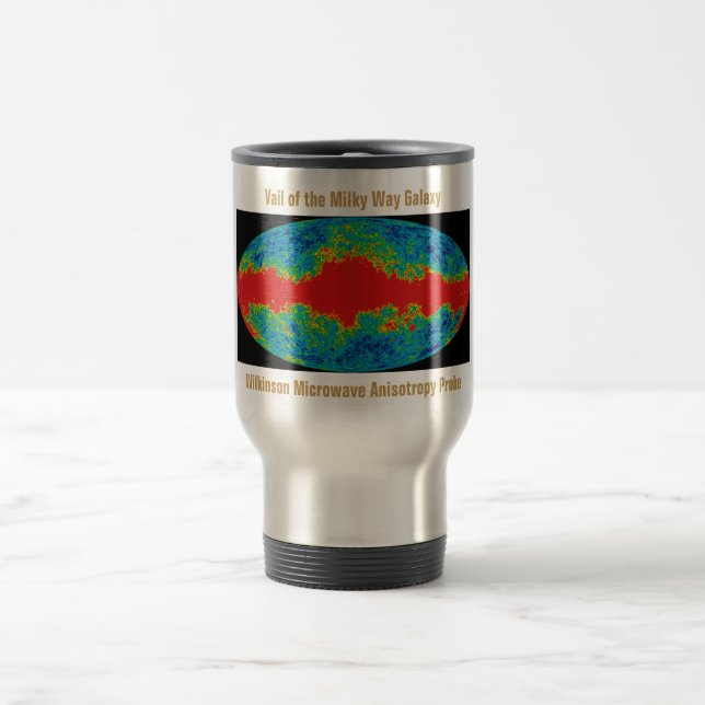 Mug De Voyage Voile Galaxy Voie Lactée sur l'univers WMAP (Centre)