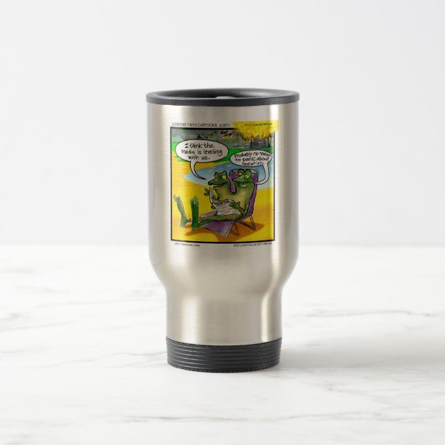 Mug De Voyage Voisins nucléaires (grenouilles jumelles) Drôle ca (Centre)