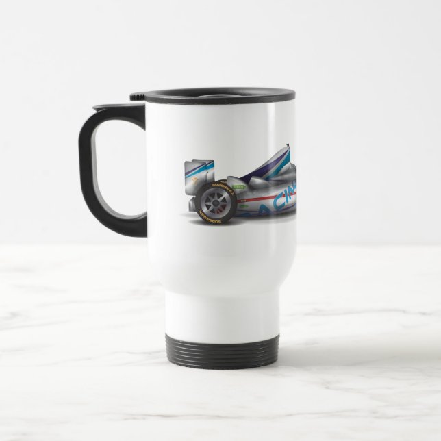 Mug De Voyage Voiture de course (Gauche)