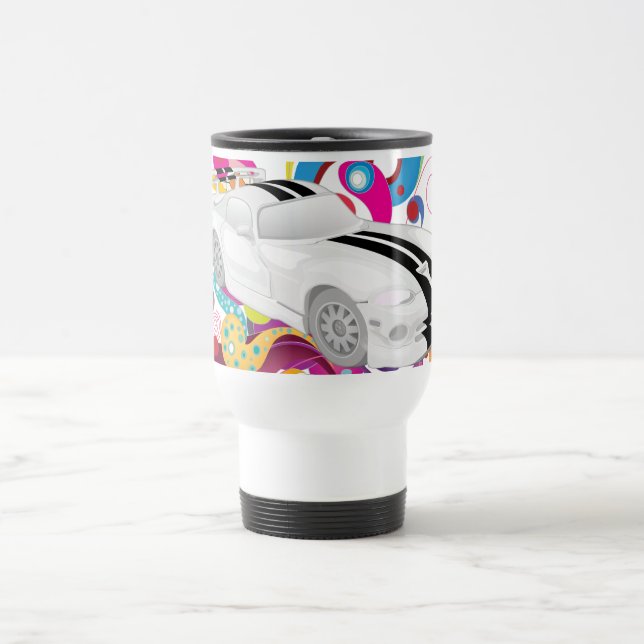 Mug De Voyage Voiture de sport (Centre)
