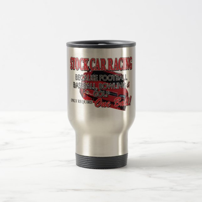 Mug De Voyage Voiture stock course Voyage Mug (Centre)