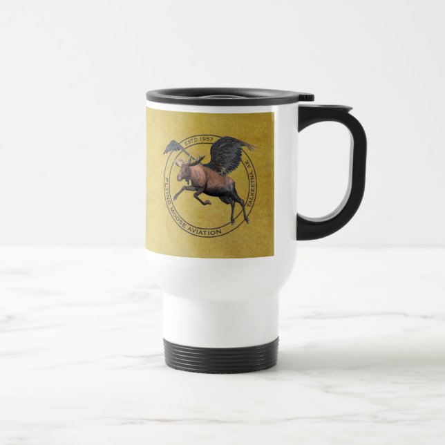 Mug De Voyage Vol de Moose Aviation (Droite)