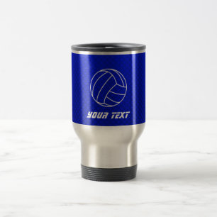 Mug De Voyage Volleyball bleu profond