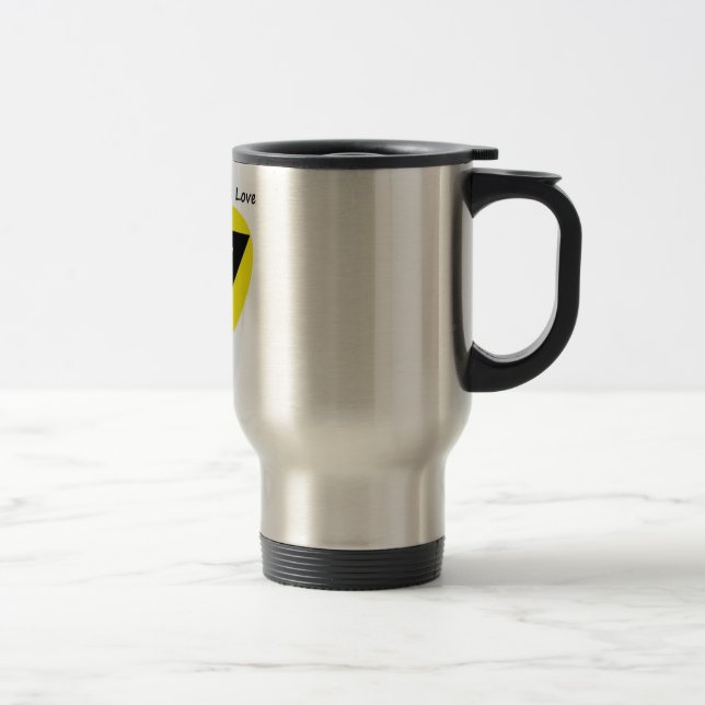 Mug De Voyage Voluntaryism est amour - récipient de boisson de (Droit)