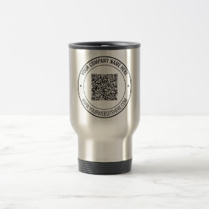 Mug De Voyage Vos informations d'analyse de code QR et votre bou