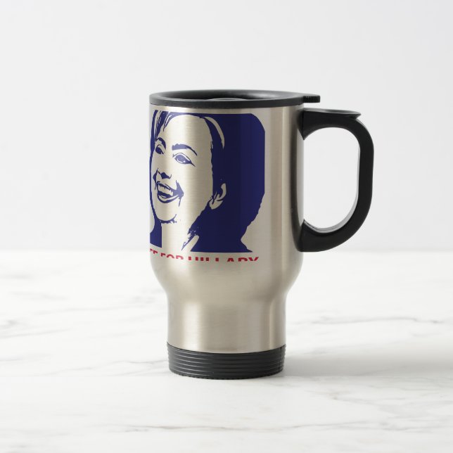 Mug De Voyage vote hillary clinton 2016 (Droit)