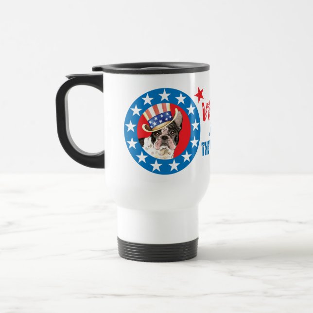 Mug De Voyage Vote pour Frenchie (Gauche)