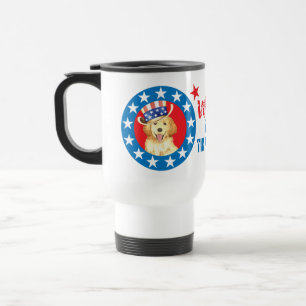 Mug De Voyage Vote pour Golden