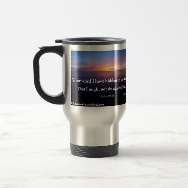Mug De Voyage Votre mot que j'ai caché (Gauche)