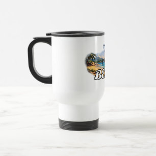Mug De Voyage Voyage à la plage Design d'évasion du coucher de s