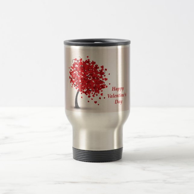 Mug De Voyage Voyage de heureuse Sainte-Valentin/tasse de (Centre)