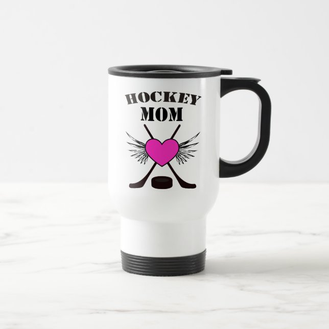 Mug De Voyage Voyage de maman d'hockey (Droite)