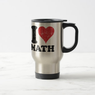 Mug De Voyage Voyage de maths d'amour du cru I/tasse de