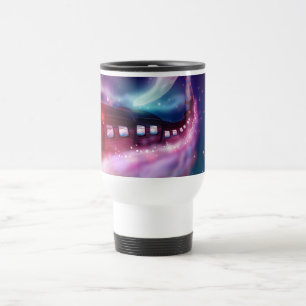 Mug De Voyage Voyage en train vers la Lune