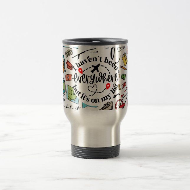Mug De Voyage Voyage Funny Dire un voyage (Centre)