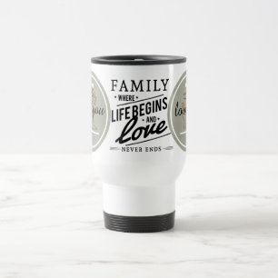Mug De Voyage Voyage minimaliste Élégant Floral élégant élégant