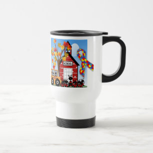 Mug De Voyage Voyage sensibilisation sur l'autisme/Mug de navett