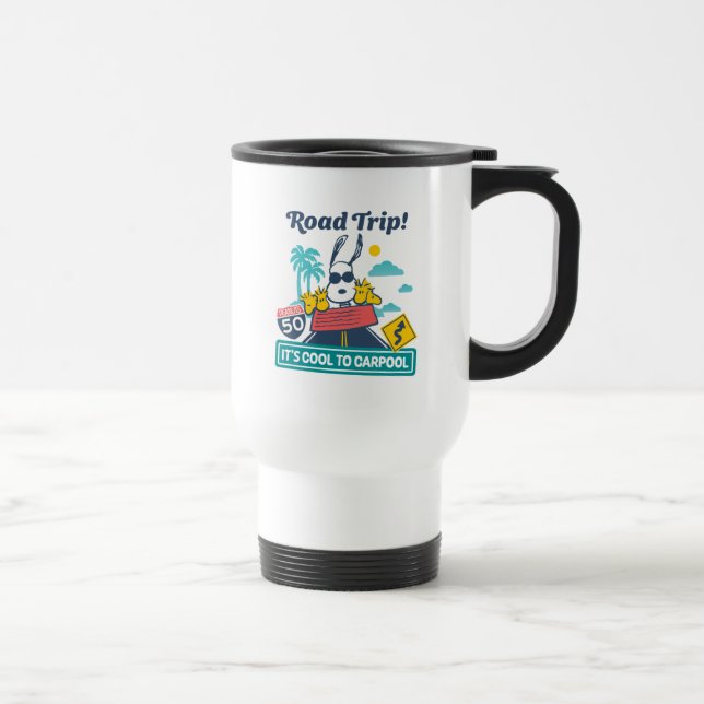 Mug De Voyage Voyage sur route | cacahuètes C'est Cool au covoit (Droite)