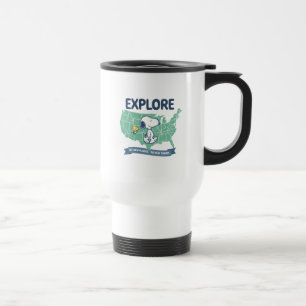 Mug De Voyage Voyage sur route   Explorez les cacahuètes