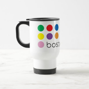 Mug De Voyage Voyageur de blanc de fierté de Boston