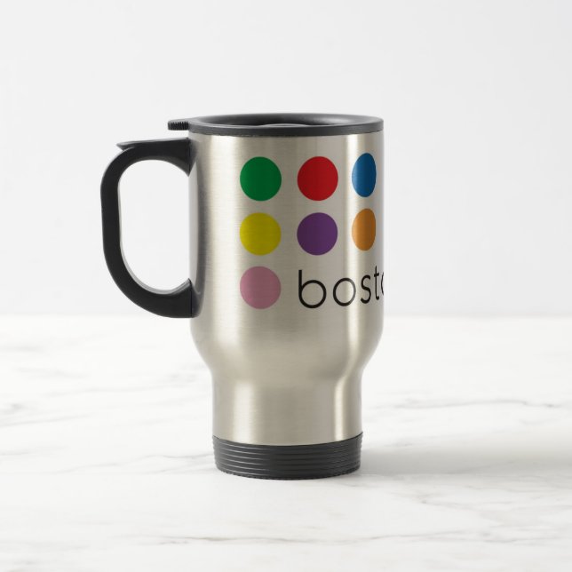 Mug De Voyage Voyageur inoxydable de fierté de Boston (Gauche)