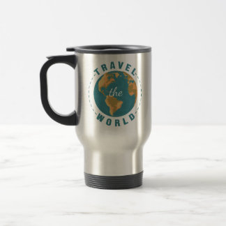 Mug De Voyage Voyagez dans le monde Carte des vacances terrestre