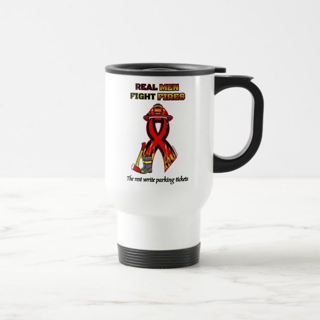 MUG DE VOYAGE VRAIS HOMMES COMBATTANTS (Droite)