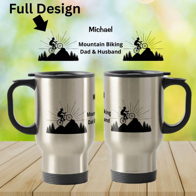 Mug De Voyage VTT Papa Et Mari (Créateur téléchargé)
