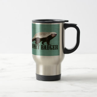 Mug De Voyage Vue de profil de blaireau de miel