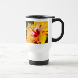 Mug De Voyage Vue latérale de l'Hibiscus orange