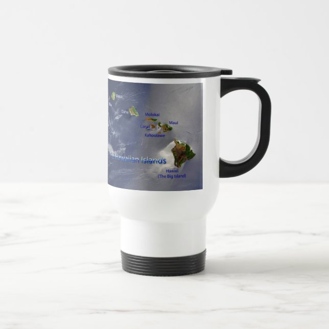 Mug De Voyage Vue sur les îles Hawaiiennes (Droite)