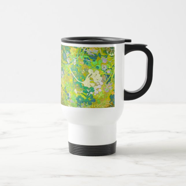 Mug De Voyage Wacky Retro Floral 2 (Droite)