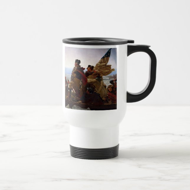 Mug De Voyage Washington traversant le Delaware Art (Droite)