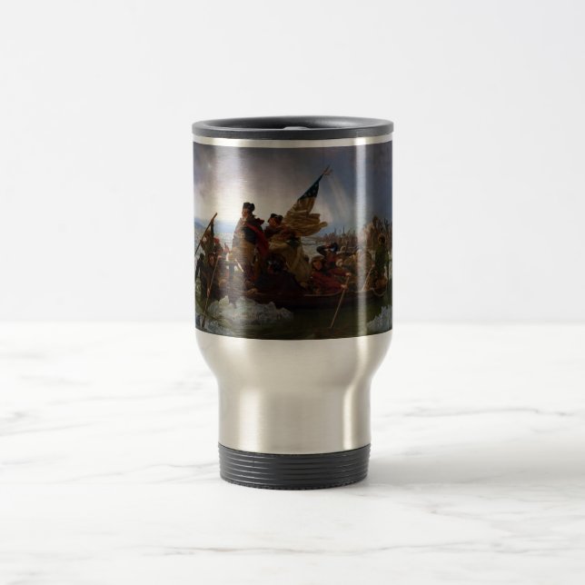 Mug De Voyage Washington Traverser le Delaware par Emanuel Leutz (Centre)