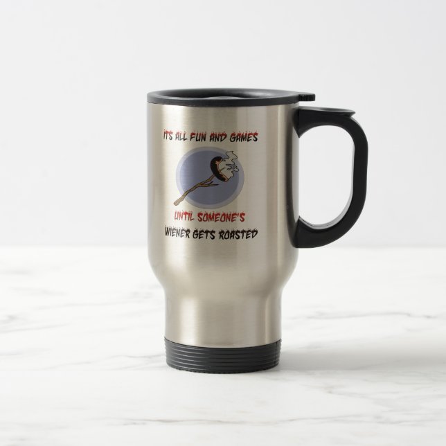 Mug De Voyage Weiner obtient rôti (Droit)