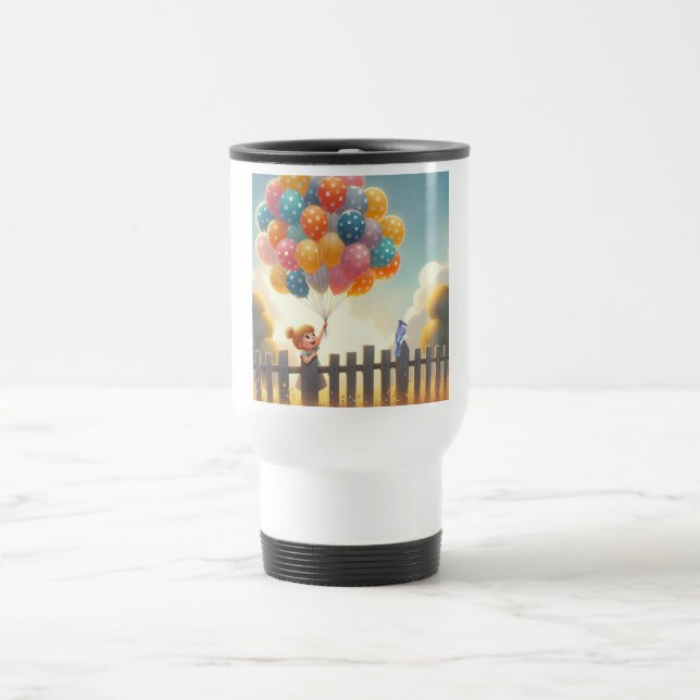 Mug De Voyage Whimsical/mignon ballon art (Centre)