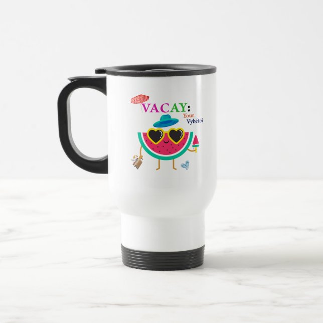 Mug De Voyage White Vacay Melon— (Gauche)
