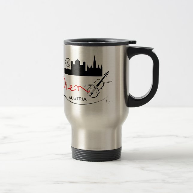 Mug De Voyage Wien, Autriche - Österreich (Droit)