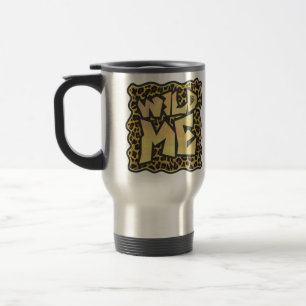 Mug De Voyage Wild Me Leopard Brown et jaune